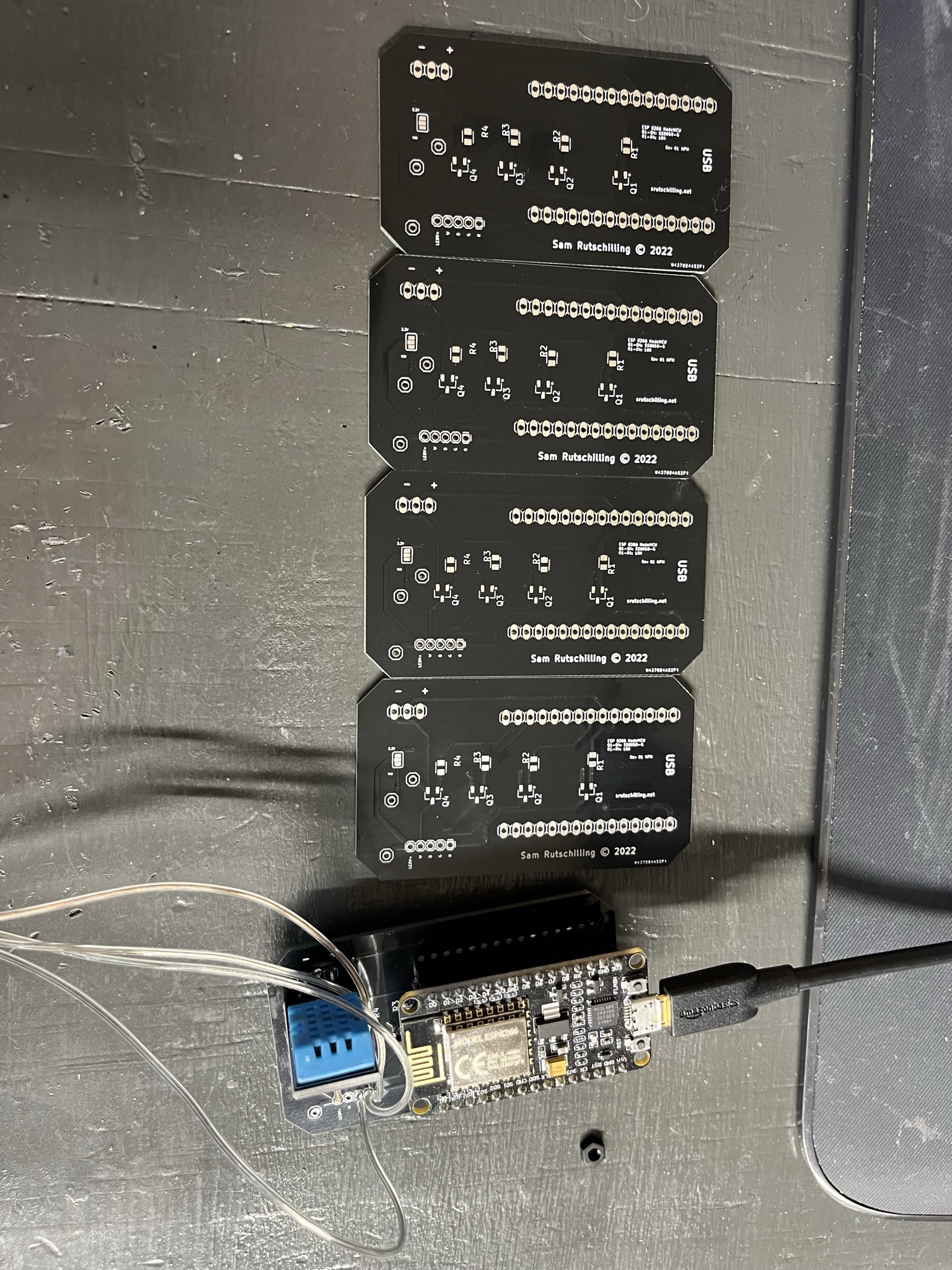 All PCB's, with one assembled