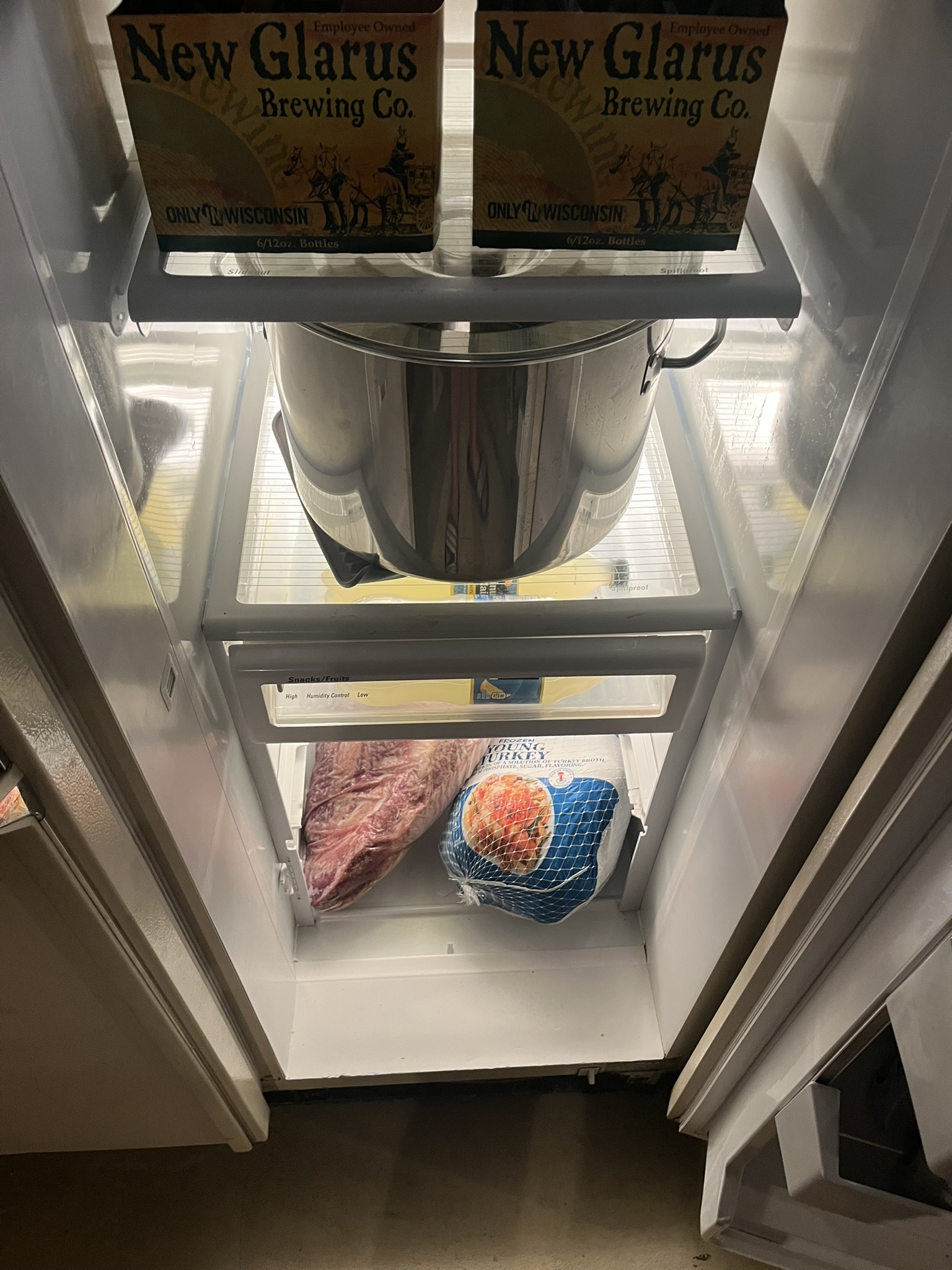 Brine In Fridge