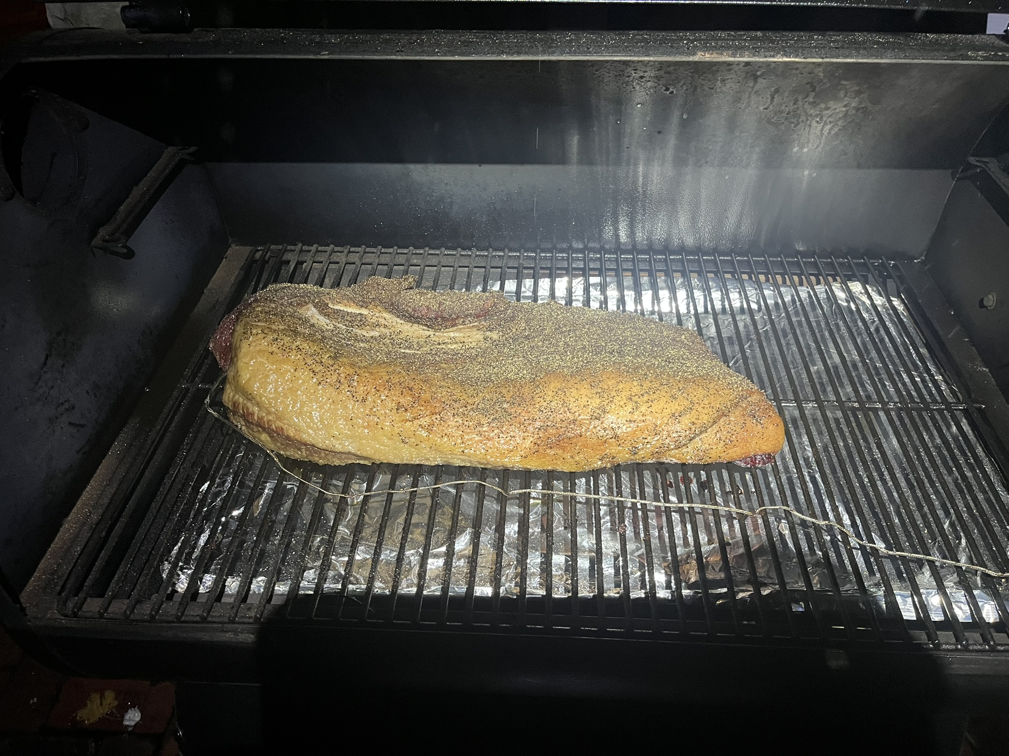 Brisket in Process