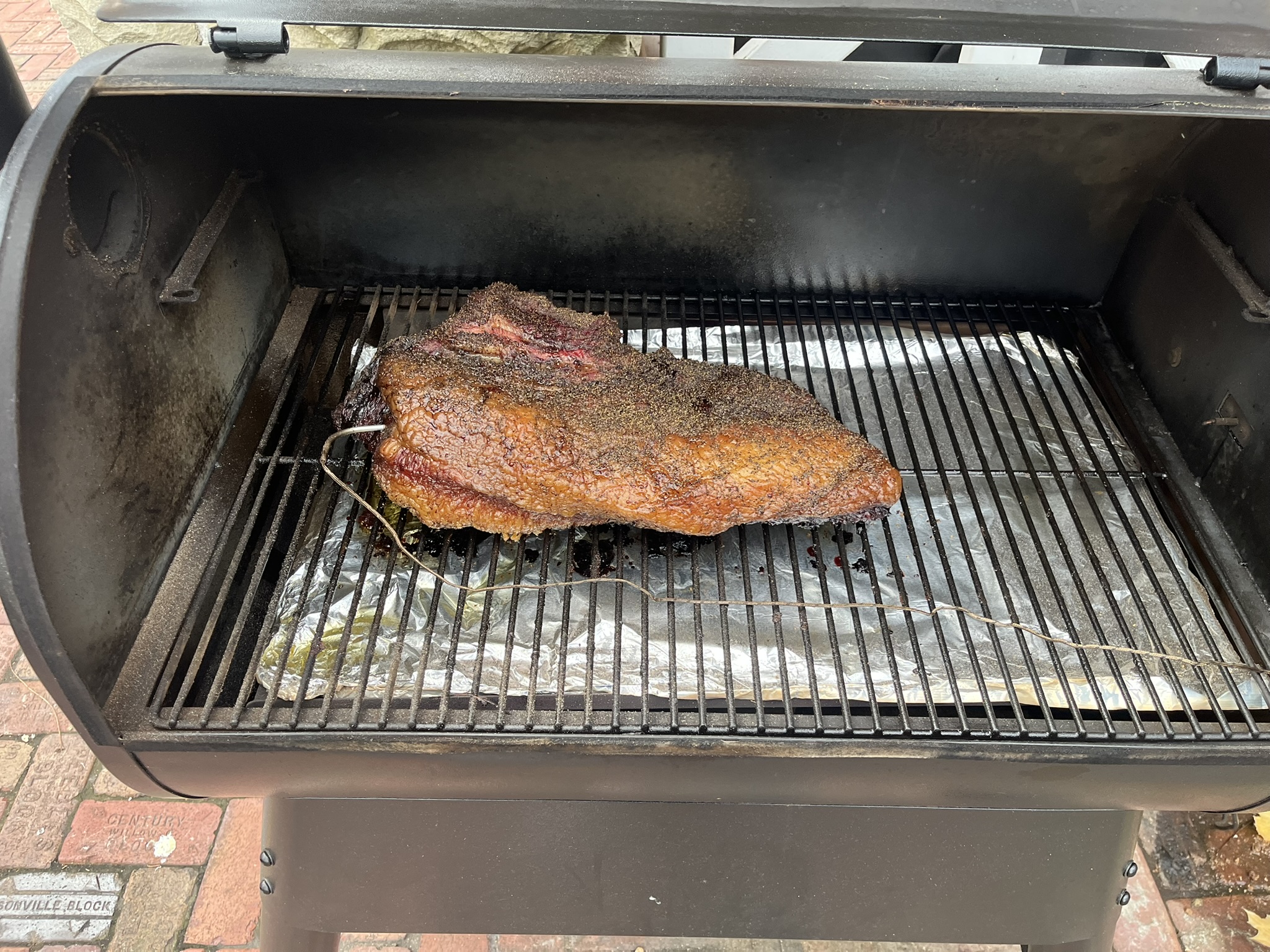 Brisket in Process